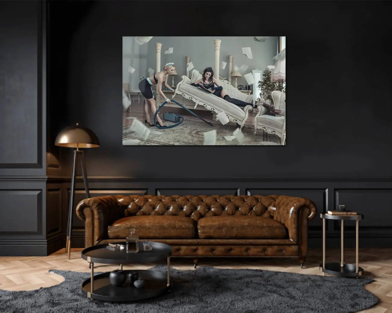 Wall decor van sexy women