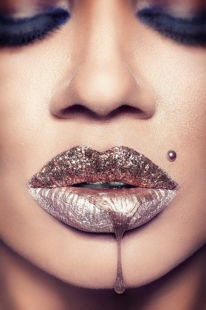Sexy plexiglas art van lips