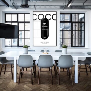 Tableau murale sur le thème du parfum