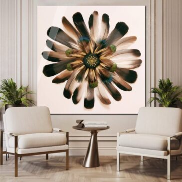 Decoración mural de la Pluma de la Vida