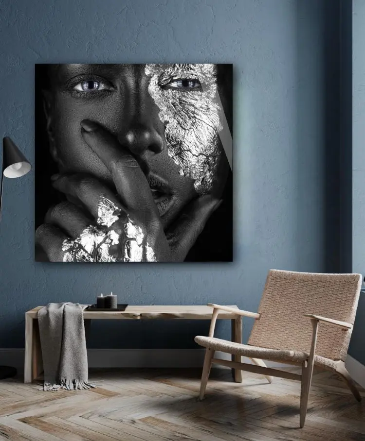 Noir silver portret