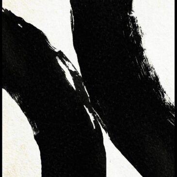 Abstrakte Schwarz-Weiß-Fotokunst