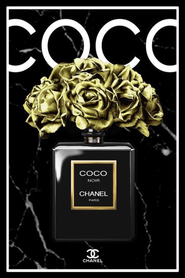 Fashion wall art van luxe merk