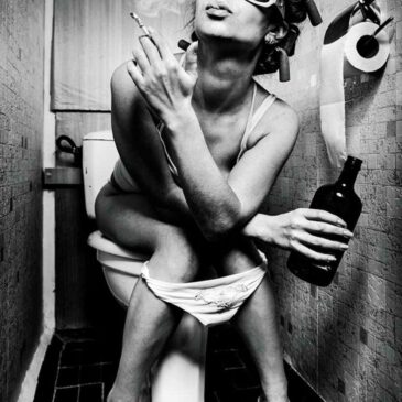 Fotokunst van stoere sexy vrouw