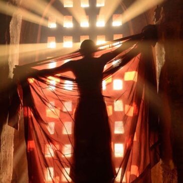 Wall decor of monk