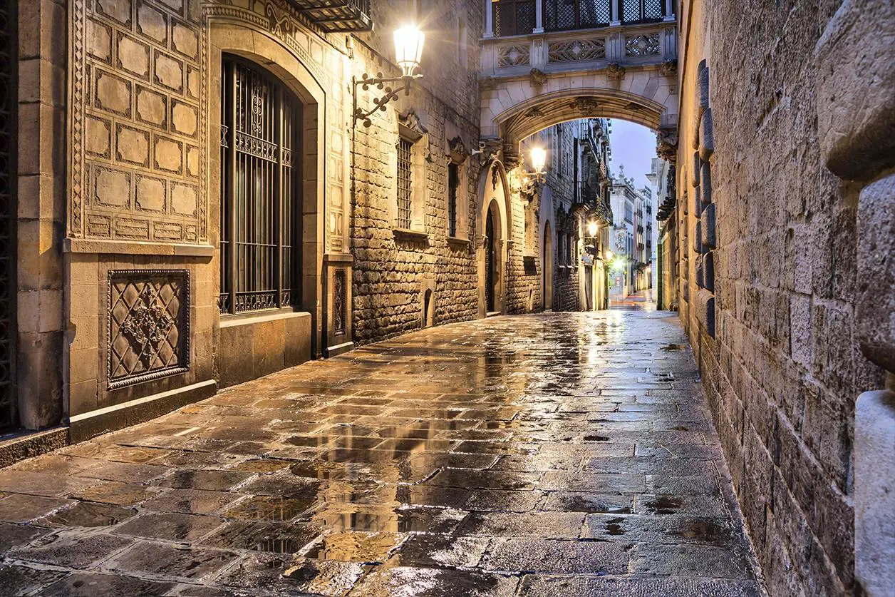 Kunstfoto van Barcelona