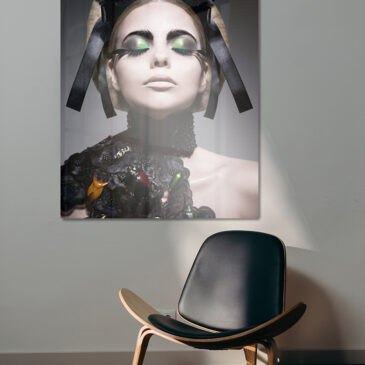 Schilderij van een mooie vrouw