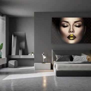 Schickes Lippen-Make-up