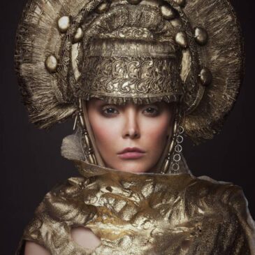 Artistiek portret van een mooie vrouw