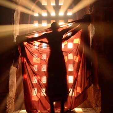 Wall decor van monnik