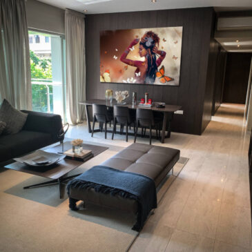 Woman with butterflies