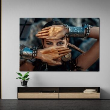 Tableau d'une belle femme