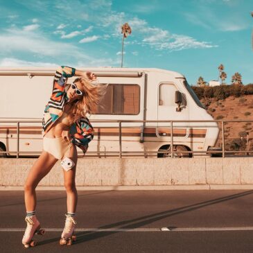 Artistic artwork plexiglass hippy woman, Retro Lifestyle