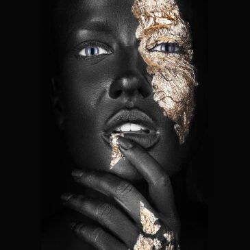 Tableau mural de portrait artistique