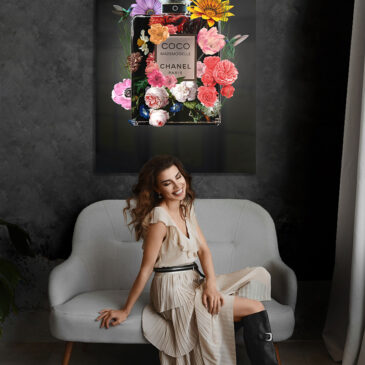 Photo artistique d'une icône de parfum