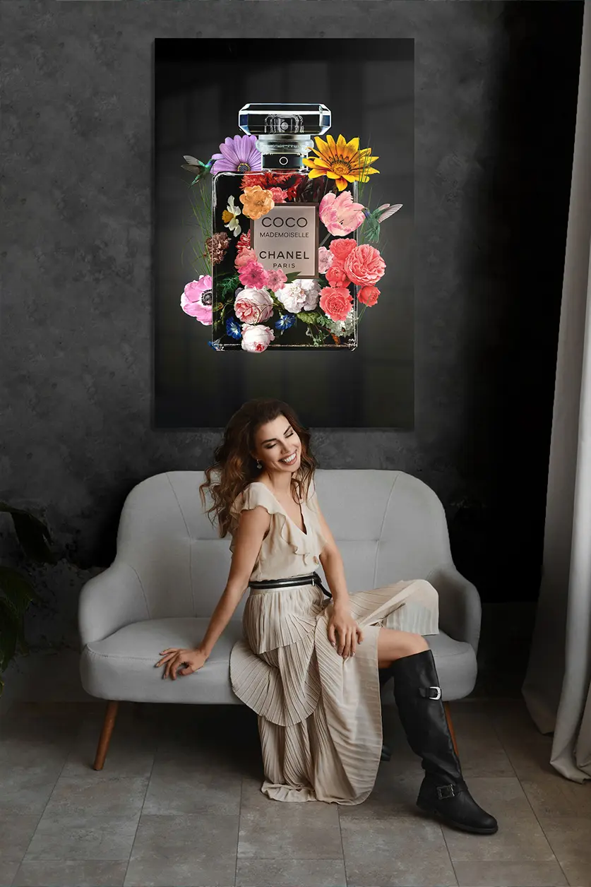 Artistieke foto art van parfum icoon