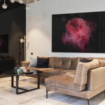 Art photography with flowers