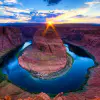 Zonsopgang in de Grand Canyon, USA