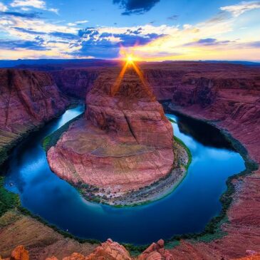 Zonsopgang in de Grand Canyon, USA