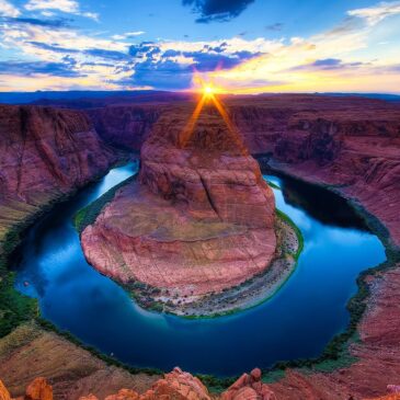 Zonsopgang in de Grand Canyon, USA