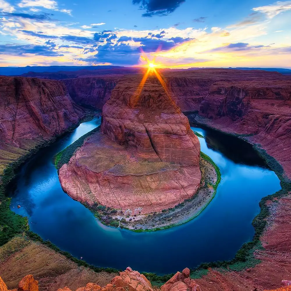 Zonsopgang in de Grand Canyon, USA