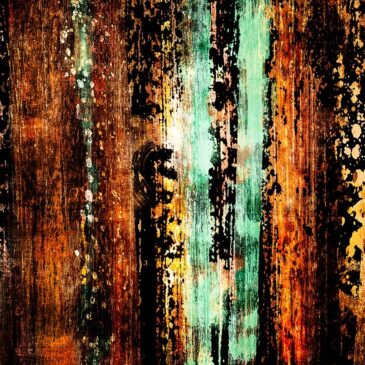 Farbenfrohes abstraktes Gemälde