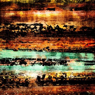 Farbenfrohes abstraktes Gemälde