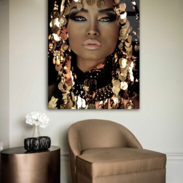 Portrait unique d'une belle femme