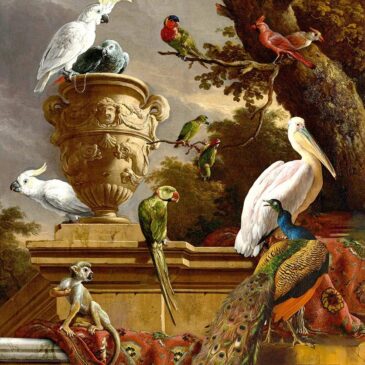 Painting of Oude Meester, De Menagerie