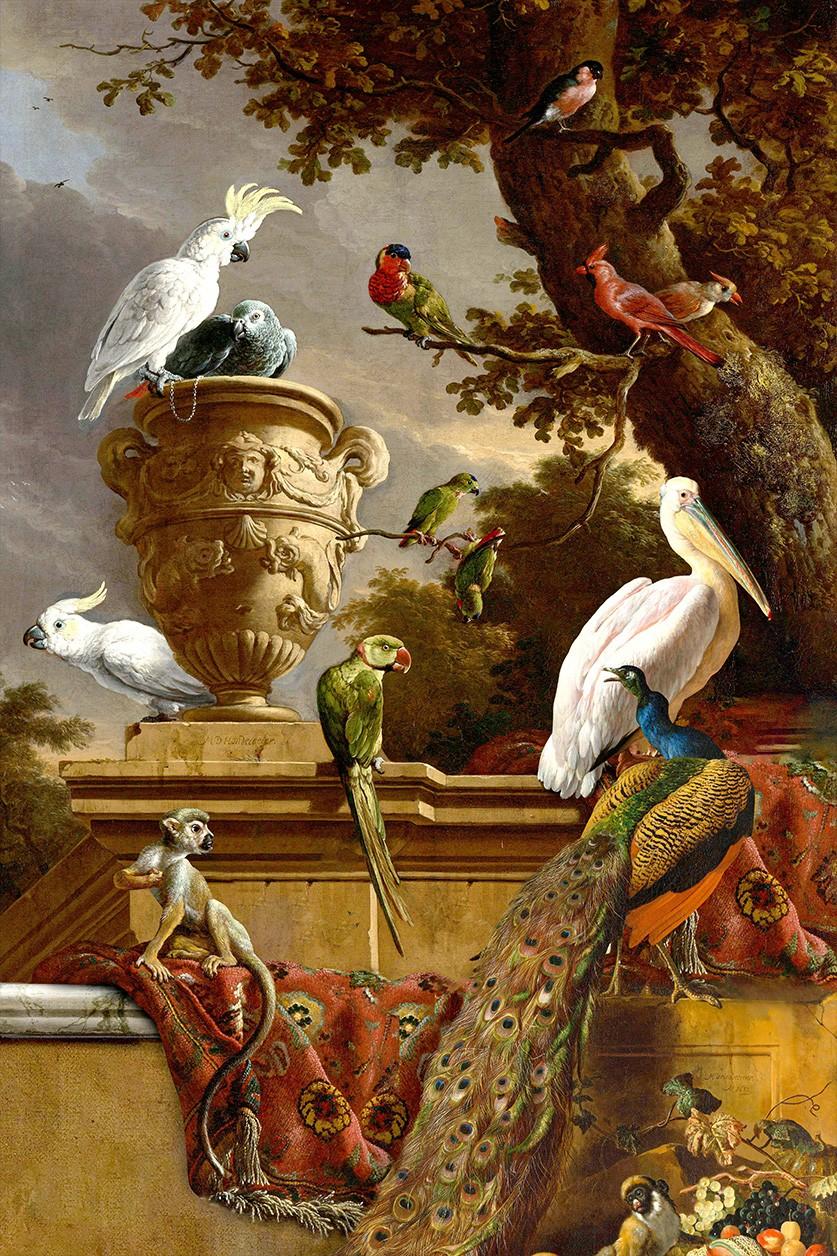 Schilderij van oude meester, de Menagerie