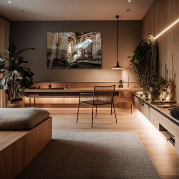 Arte mural de un edificio en ruinas