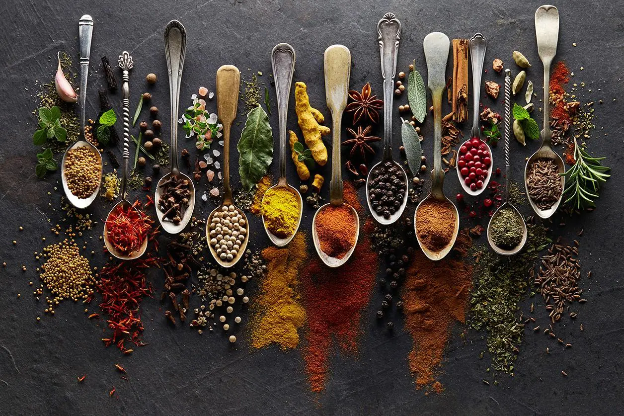Painting of herbs