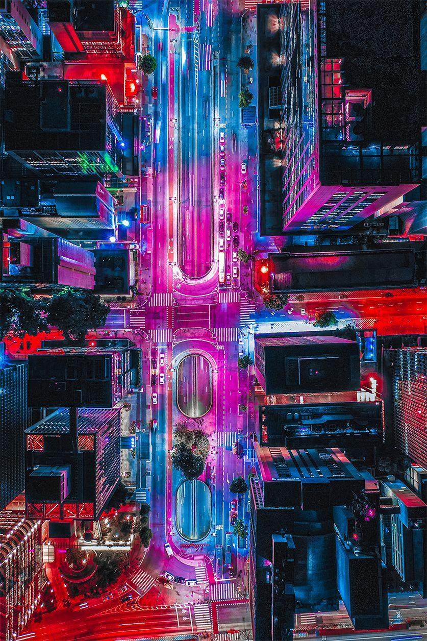 Colorful CityScape Photo artwork