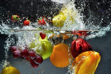 Keuken wanddecoratie van fruit