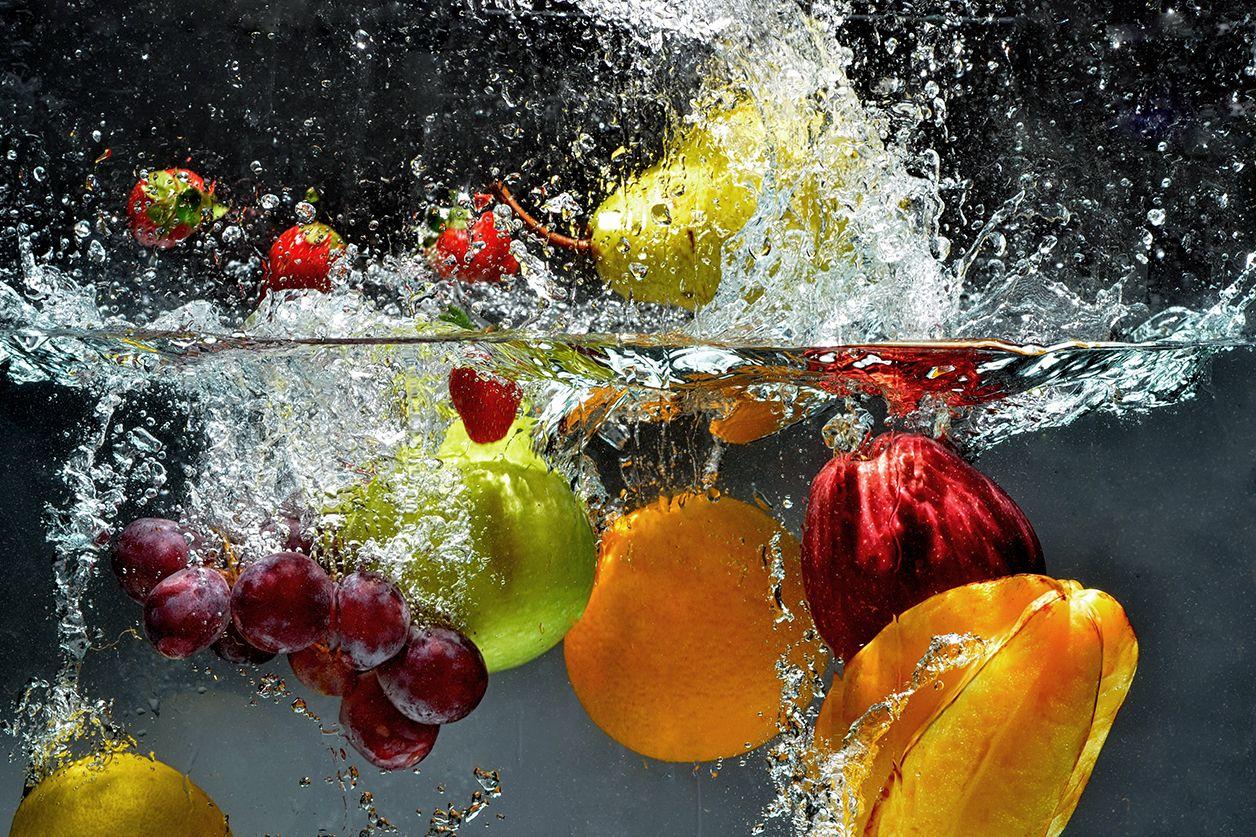 Keuken wanddecoratie van fruit
