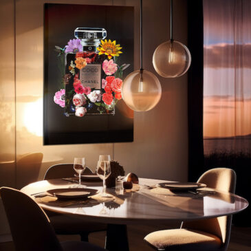 Photo artistique d'une icône de parfum