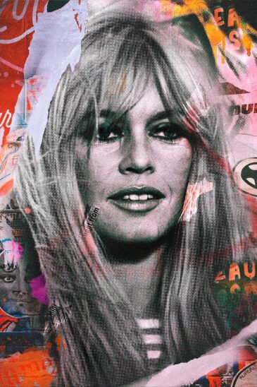 Arte fotográfico de plexiglás Brigitte Bardot, El Bardot II