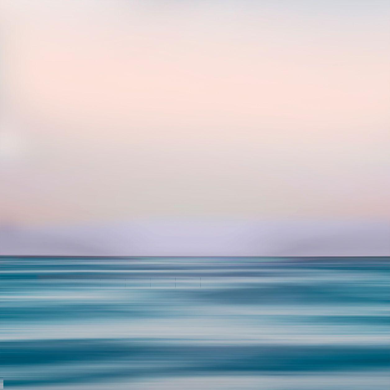 Abstract SaSascape in blue and pink tones