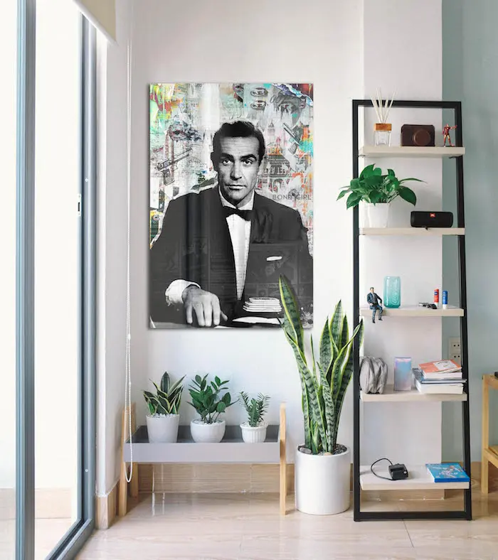 Art pour sur le mur de Sean Connery