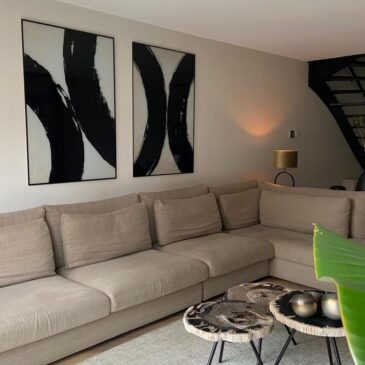 Arte fotográfico abstracto en blanco y negro