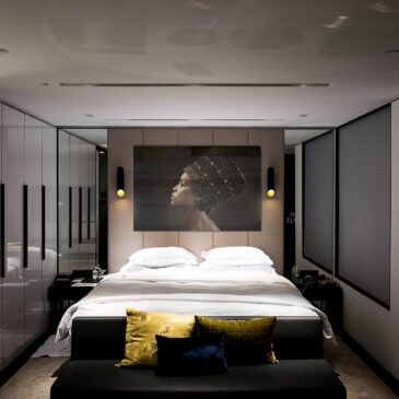 Arte mural de una mujer africana