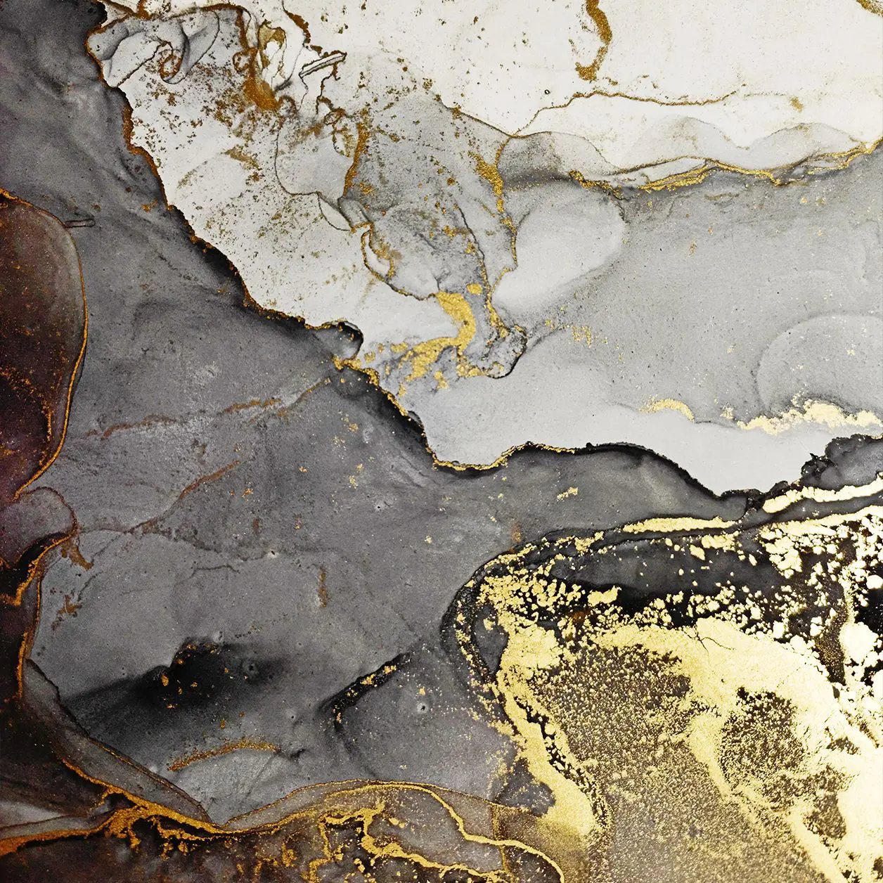 black white marble - Afbeelding 3