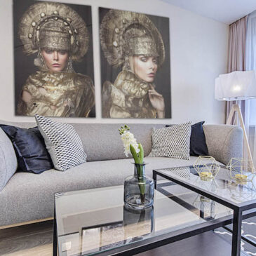 Artistic portrait of a beautiful woman