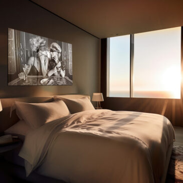 Décoration murale sexy de femmes en lingerie