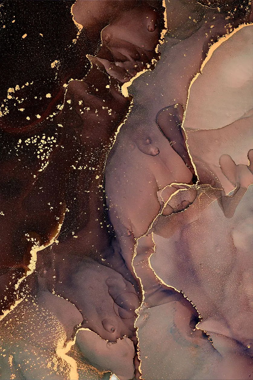 Luxe marble fotoart met goud en roze