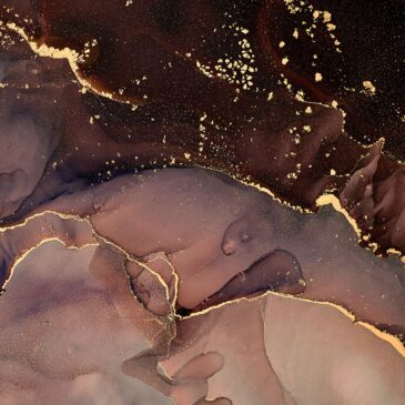 Luxe marble fotoart met goud en roze