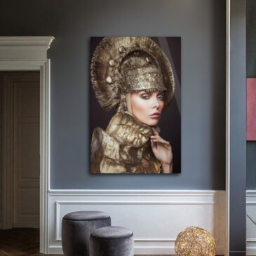 Artistic portrait photo of a beautiful woman