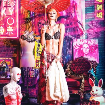 Artistieke cultuur fotokunst van sexy vrouw