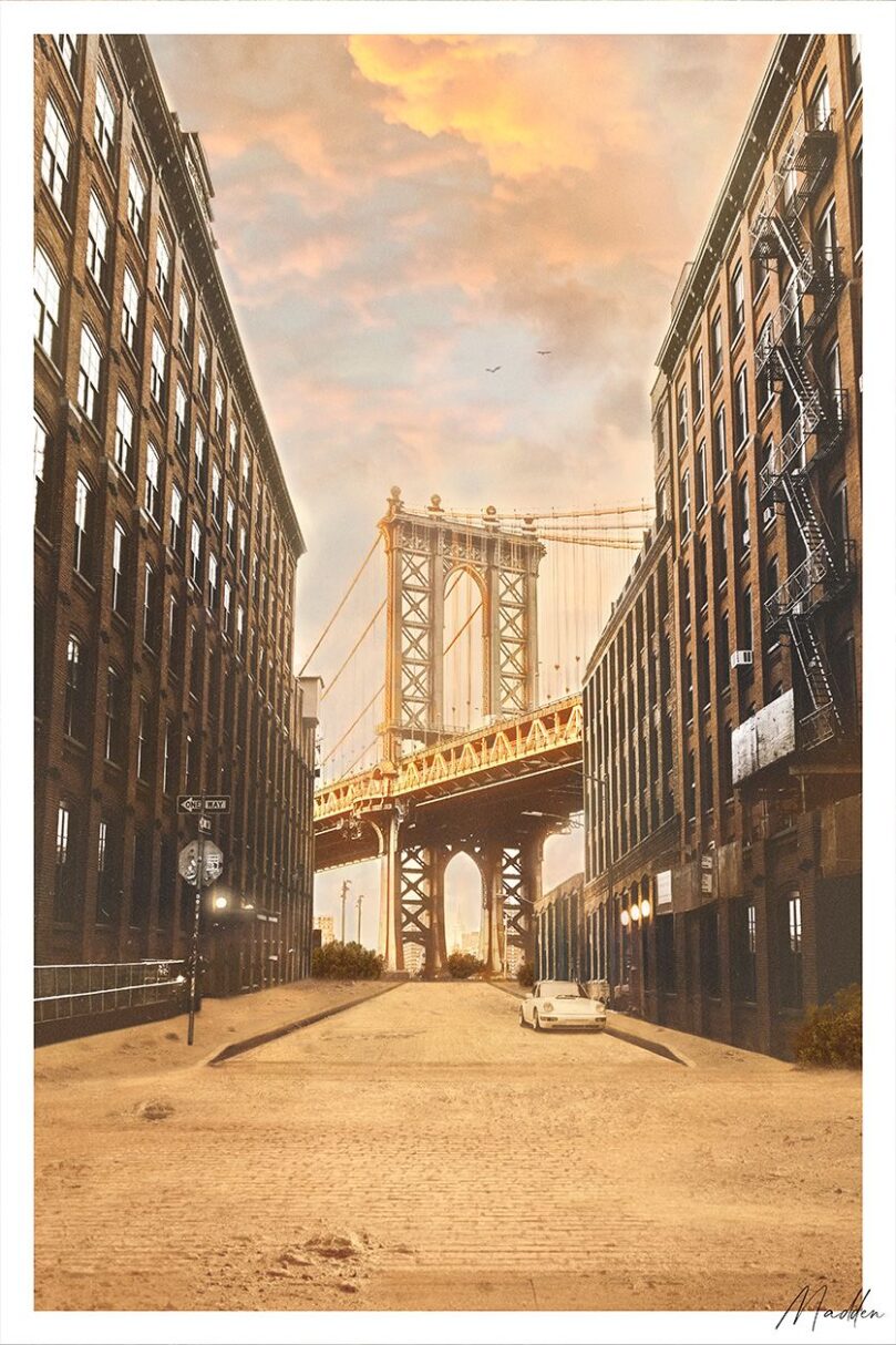 Arte fotográfico Puente de Manhattan