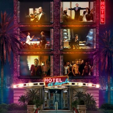 Glamour wall art van celebrity hotel